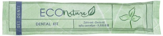 Immagine di ECO NATURE BIO - SET DENTI FLOWPACK Cartone 500pz