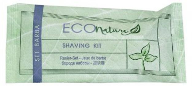 Immagine di ECO NATURE BIO - SET BARBA FLOWPACK Cartone 500pz