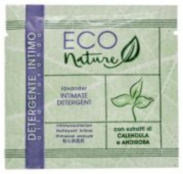 Immagine di ECO NATURE BIO - DETERGENTE INTIMO BUSTINA 8X8 10ML Cartone da 500pz