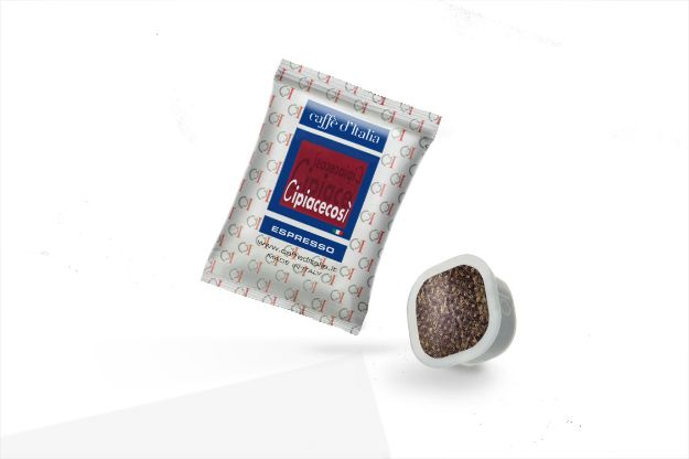 Immagine di CAPSULE CIPIACECOSI' - 70%arabica+30%robusta Conf.100pz