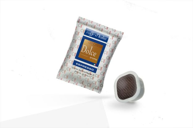 Immagine di CAPSULE DOLCEAROMA - 50%arabica+50%robusta Conf.100pz