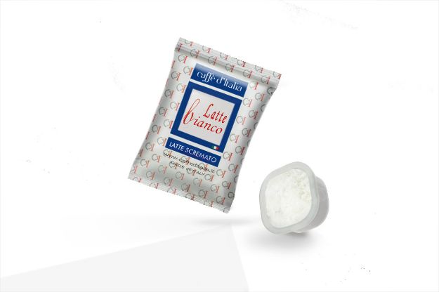 Immagine di CAPSULE LATTEBIANCO - Latte solubile scremato Conf.50pz