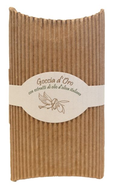 Immagine di GOCCIA D'ORO BIO - SAPONE 100GR chiuso in flowpack + astuccio canetè Cartone 50pz