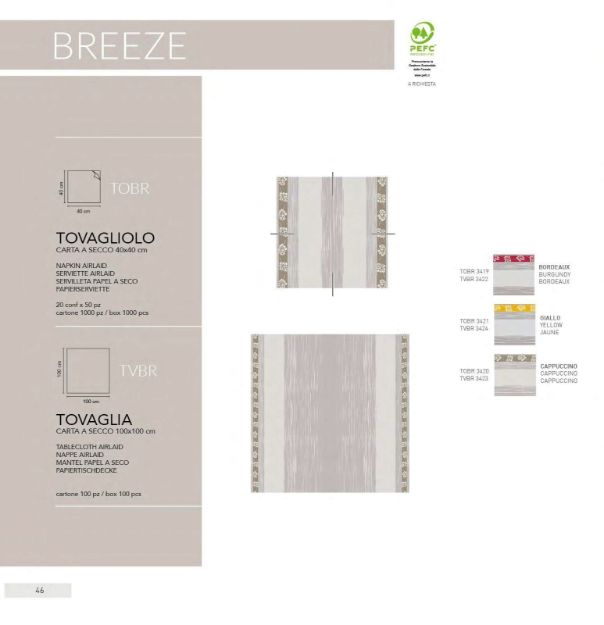 Immagine di TOVAGLIA E TOVAGLIOLO AIRLAID BREEZE