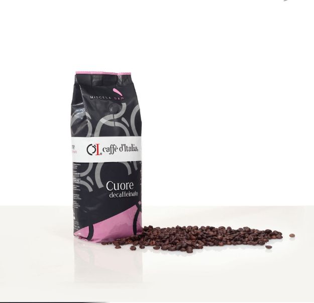 Immagine di CAFFE' IN GRANI CUORE - Decaffeinato 500gr