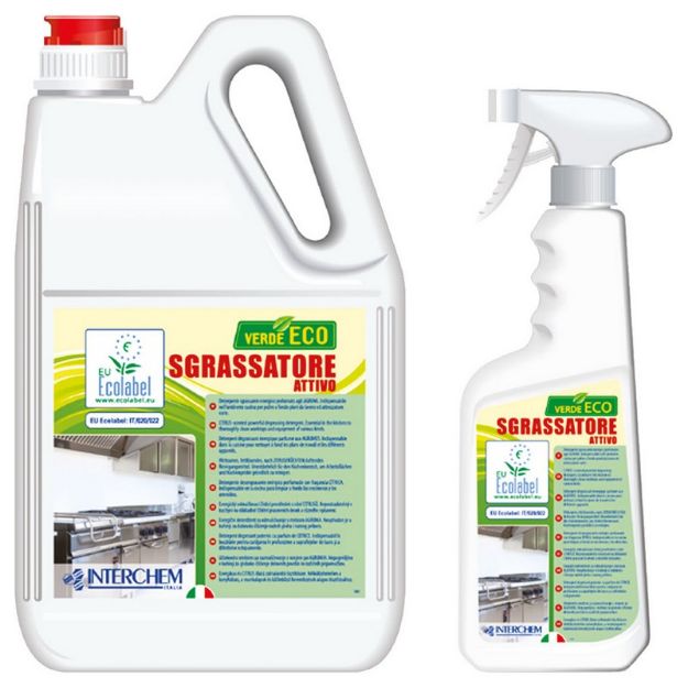 Immagine di VERDE ECO SGRASSATORE ATTIVO Flacone ml750