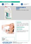 Immagine di NUAGES HAIR & BODY Detergente 2 in 1 per capelli e corpo tan.5kg