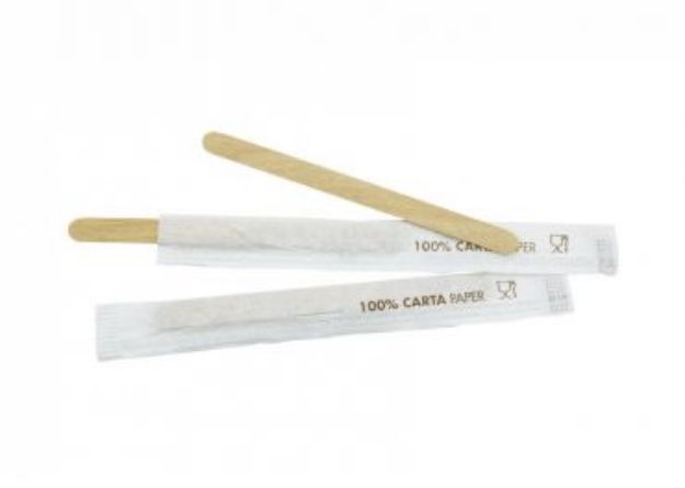 Immagine di PALETTE CAFFE LEGNO CM11 INC.SING. Conf.1000pz