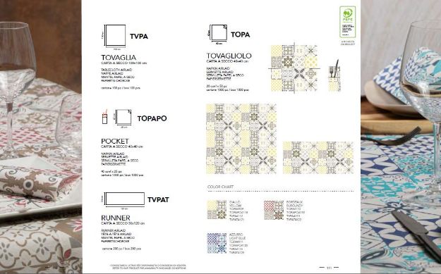 Immagine di TOVAGLIA E TOVAGLIOLO AIRLAID PANAREA